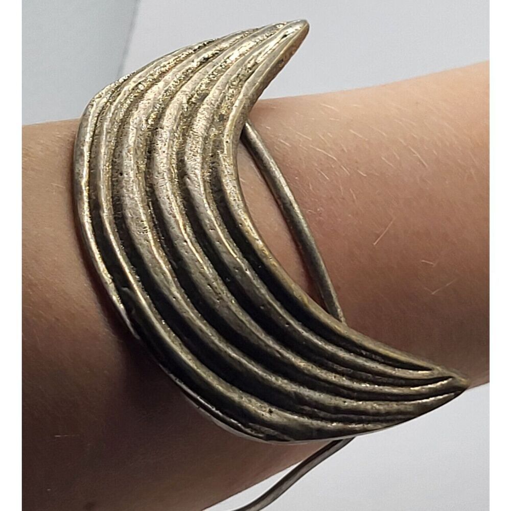 Artisan Made Crescent Moon Bracelet 2.75in